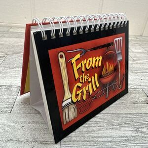FROM THE GRILL - GRILLING COOKBOOK - SCHOOLMATE - 2002 - Top Spiral - Stands‎ Up